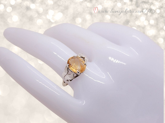 Sormus 15,5mm hopeaa