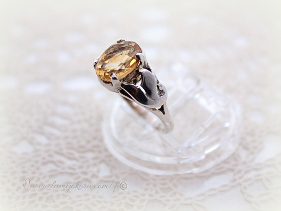 Sormus 15,5mm hopeaa