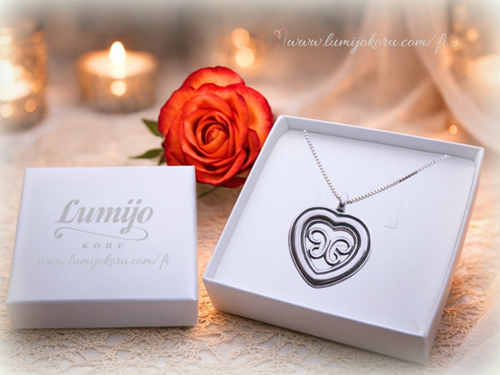 Kalevala koru Utajärven sydän hopea