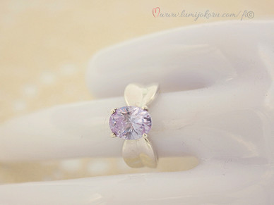 Sormus 16,5mm hopeaa