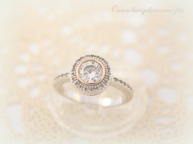 Sormus 16,75mm hopeaa