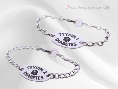 DIABETES 1 tai 2 TURVAKORU