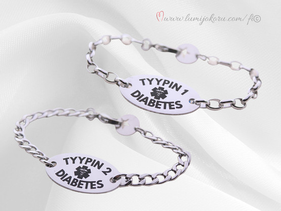 DIABETES 1 tai 2 TURVAKORU