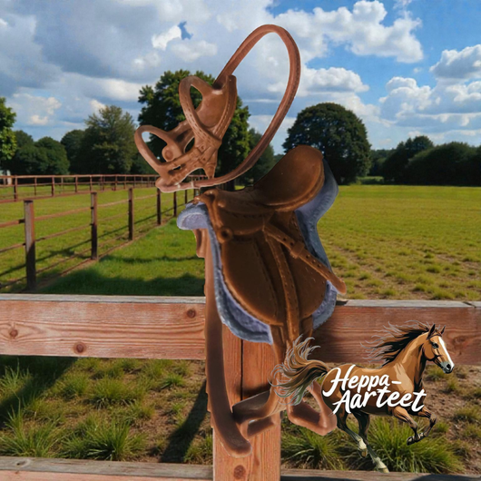 Schleich satula ja suitset - Second Hand