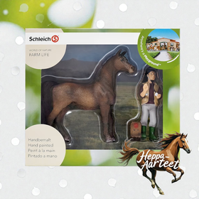 Schleich Farm Life Mini-leikkisetti – Arabialaisori & Eläinlääkäri Second Hand 