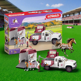Schleich 42704 Lääkäriauto ja hevos traileri