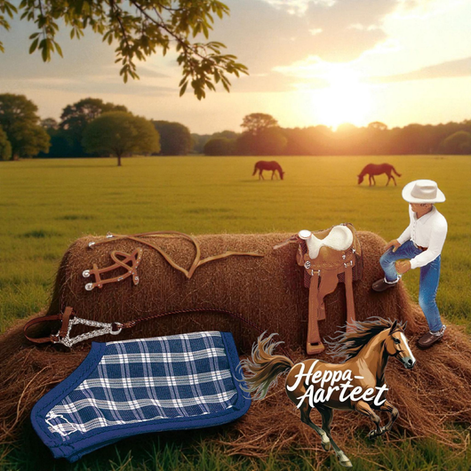 Schleich lännensetti  – Sisältää Ronin ja varusteet -Second Hand 