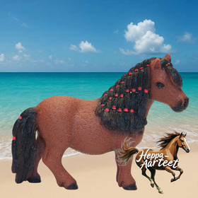 Schleich Shetlanninponi tamma 13776 - Erikoisväritys - Second Hand