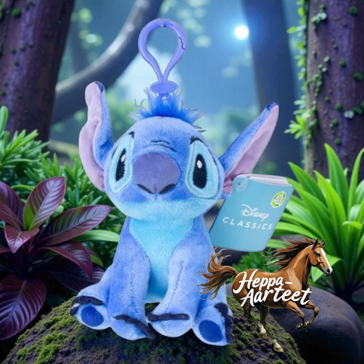 Disney Stitch pehmolelu Clip on kiinnityksellä 14cm