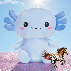 Suloinen Kawaii Axolottl-pehmo 24 cm