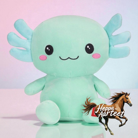 Suloinen Kawaii Axolottl-pehmo 24 cm