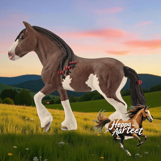 Schleich Clydesdale hevonen, tamma