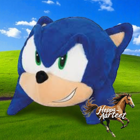 Cozy Noxxiez Cuddle Pillow Sonic halityyny