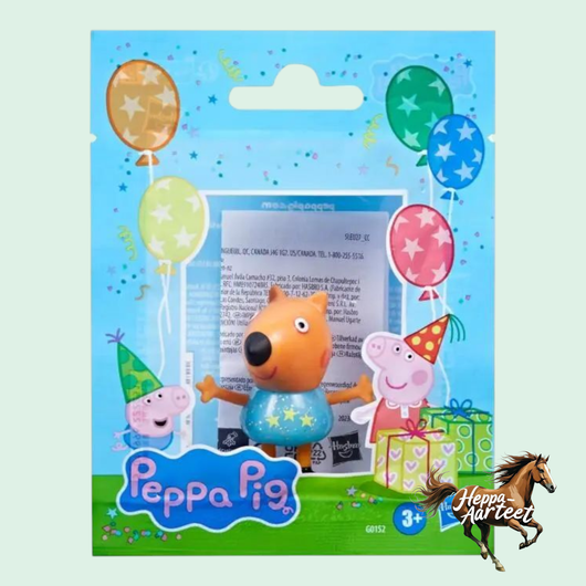 Pipsa Possu Party Friends -figuuri 6 cm, 1 kpl, yllätys hahmo