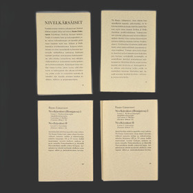 NIVELKÄRSÄISET 1–4