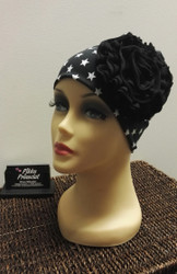 Musta-valko minitähti ruusukepipo