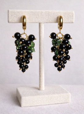 Mustaherukka-korvakorut (Isot)