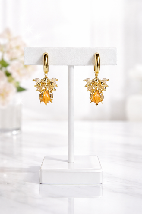 Kultakukka-korvakorut