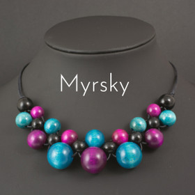 Puukorusetti, monivärinen