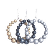 Puu Rengas -korvakorut, metallisävyt