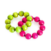 Puu -rannekoru, nylonnauha USEITA VÄREJÄ