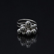 Hopeaterttu Helistin-sormus