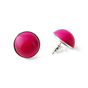 Puu Nappi -korvakorut 18mm USEITA VÄREJÄ