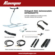 Kickspark MAX koiravarustein, EXTRAPAKETTI