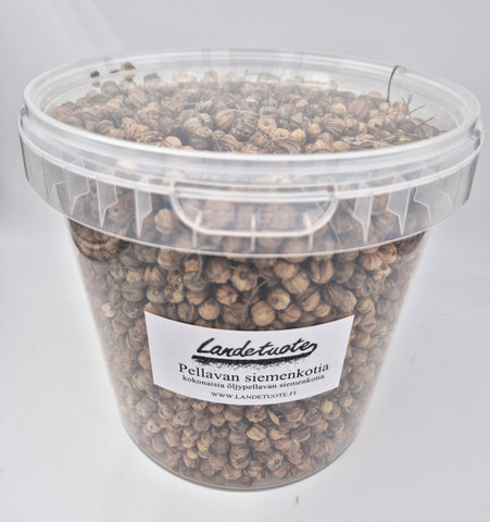 Öljypellavan siemenkotia 2-litraa