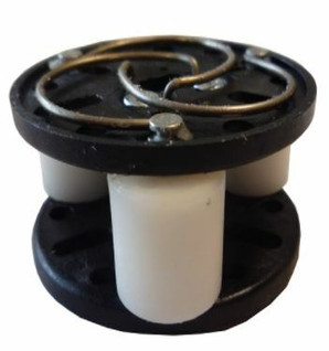 Peristalttisen pumpun 3 rullan kehikko 