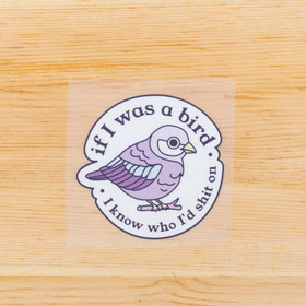 If I was a bird , silityskuva 7x10cm
