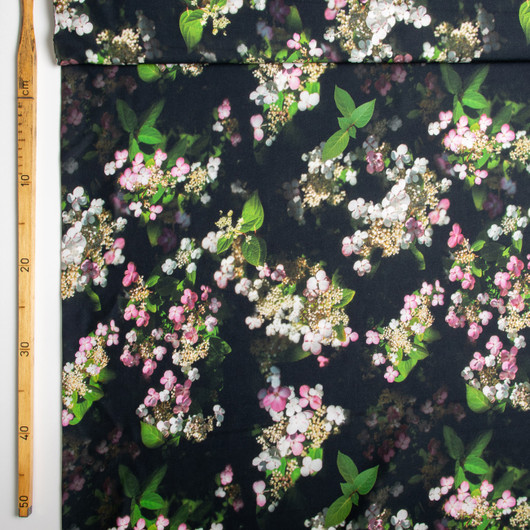 Japaninhortensia tencel, musta