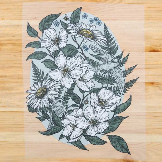 Koti, silityskuva 17x22cm