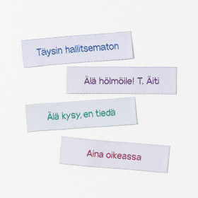 Äiti tietää, ompelumerkki setti