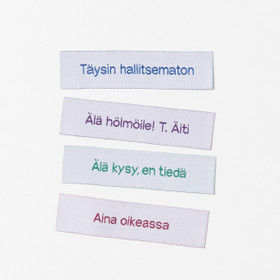 Äiti tietää, ompelumerkki setti
