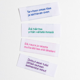 Älä häiritse, ompelumerkki setti