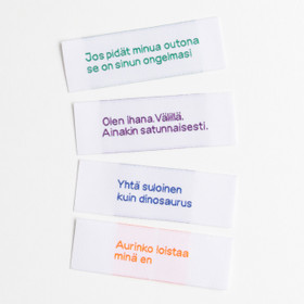 Ihana katastrofi, ompelumerkki setti