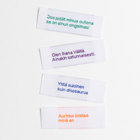Ihana katastrofi, ompelumerkki setti