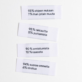 Rakkaudella tehty, ompelumerkki setti