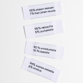 Rakkaudella tehty, ompelumerkki setti