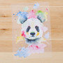 Panda pläts, silityskuva 14x21cm
