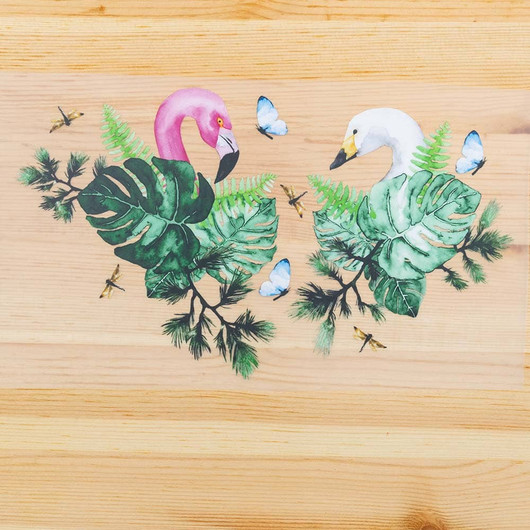 Paratiisi, silityskuva 20x12cm