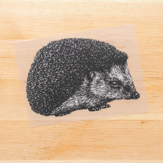 Siili, silityskuva 12x8cm