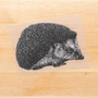 Siili, silityskuva 12x8cm