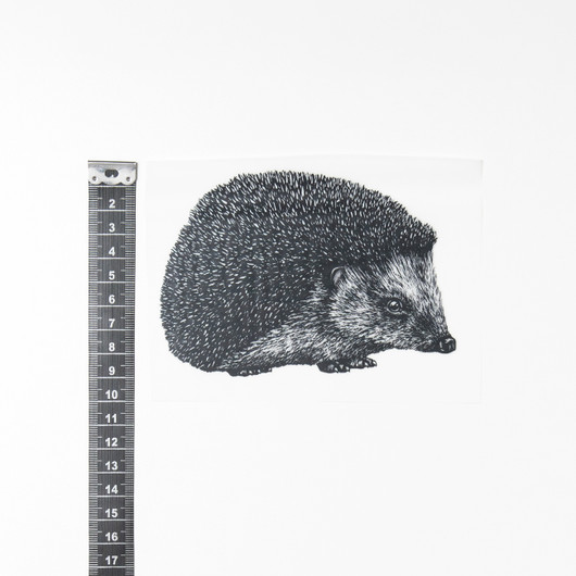 Siili, silityskuva 12x8cm