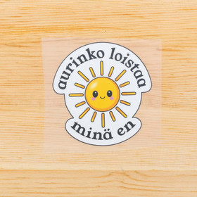 Aurinko loistaa, silityskuva 7x10cm