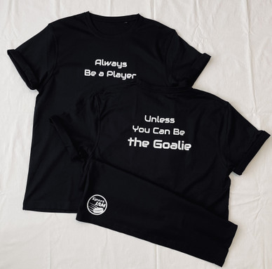 Goalie T-paita, Musta