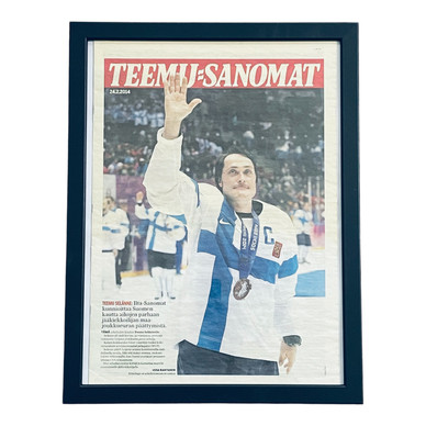 Teemu-Sanomat - kehystettynä