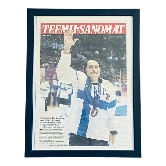 Teemu-Sanomat - kehystettynä
