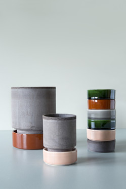 Bergs Potter Hoff 8cm glazed